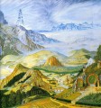 Girlanden Fantasie Mittelerde Tolkiens Landschaft 2 berg 